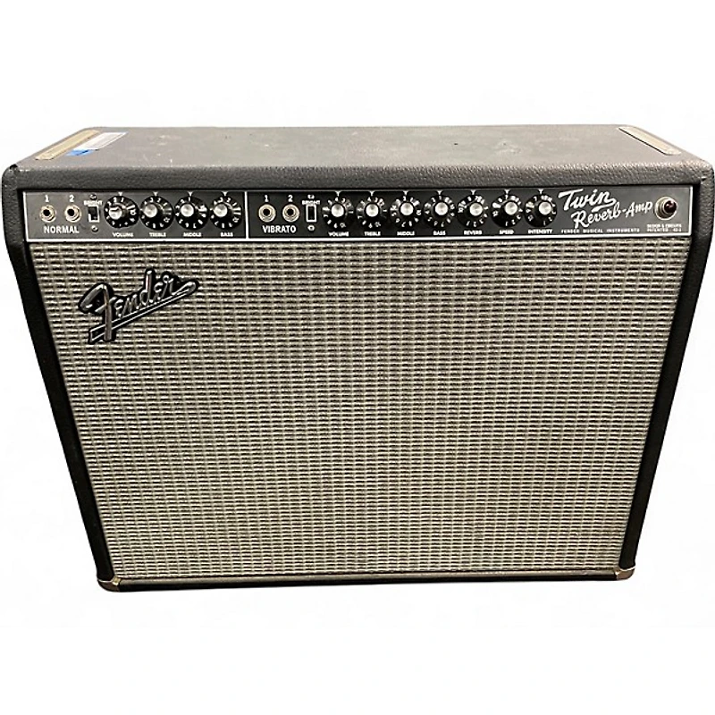 Used Fender 1965 Reissue Twin Reverb 85W 2x12 Tube Guitar Combo Amp