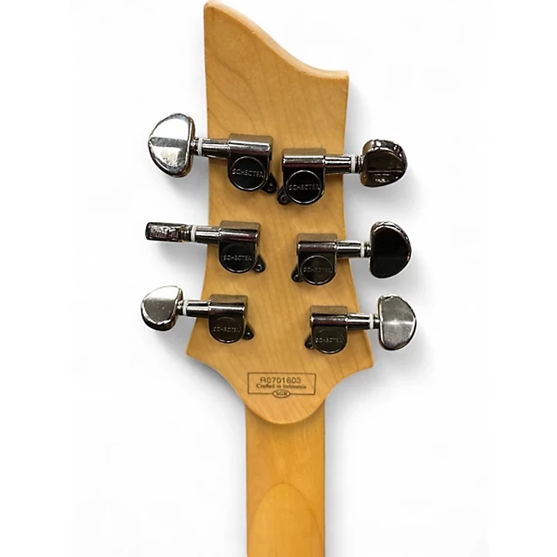 Used Schecter Guitar Research C1-FR BLACK Solid Body Electric Guitar