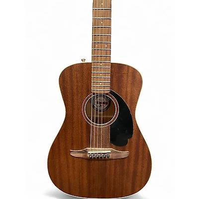 Used Fender Malibu Special Mahogany honey burst Acoustic Electric Guitar