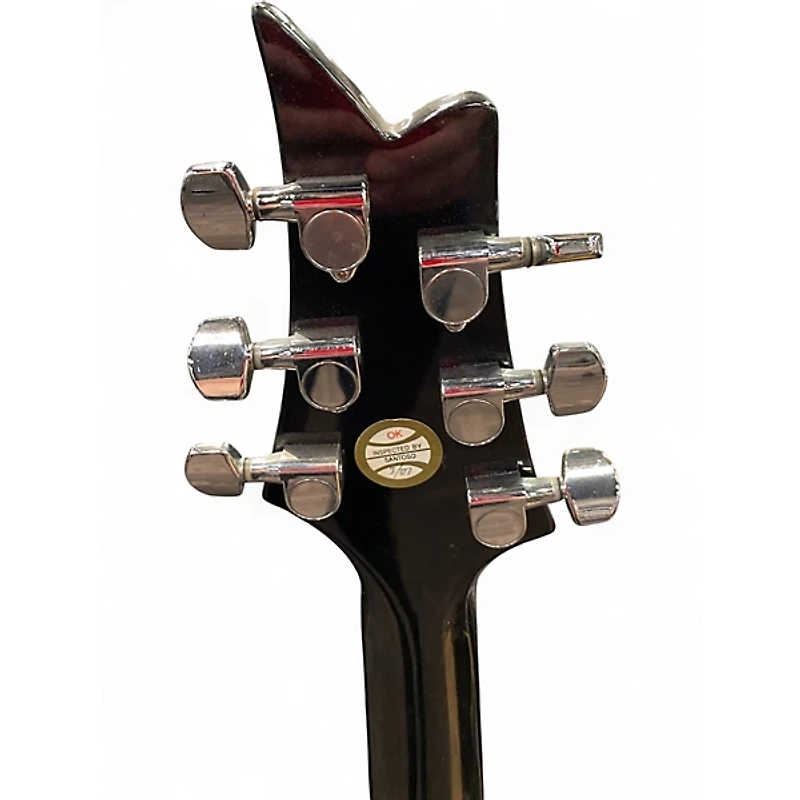 Used Silvertone Paul Stanley Black Solid Body Electric Guitar