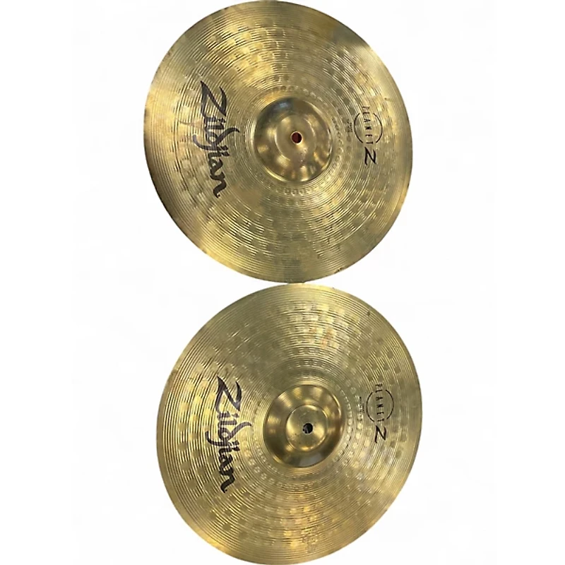 Used Zildjian 14in Planet Z Hi Hat Pair Cymbal