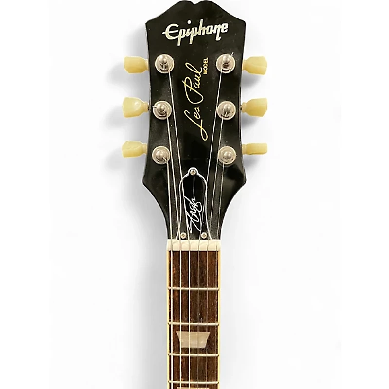 Used Epiphone Les Paul Standard green Solid Body Electric Guitar