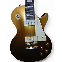 Used Gibson Les Paul Standard Gold Solid Body Electric Guitar