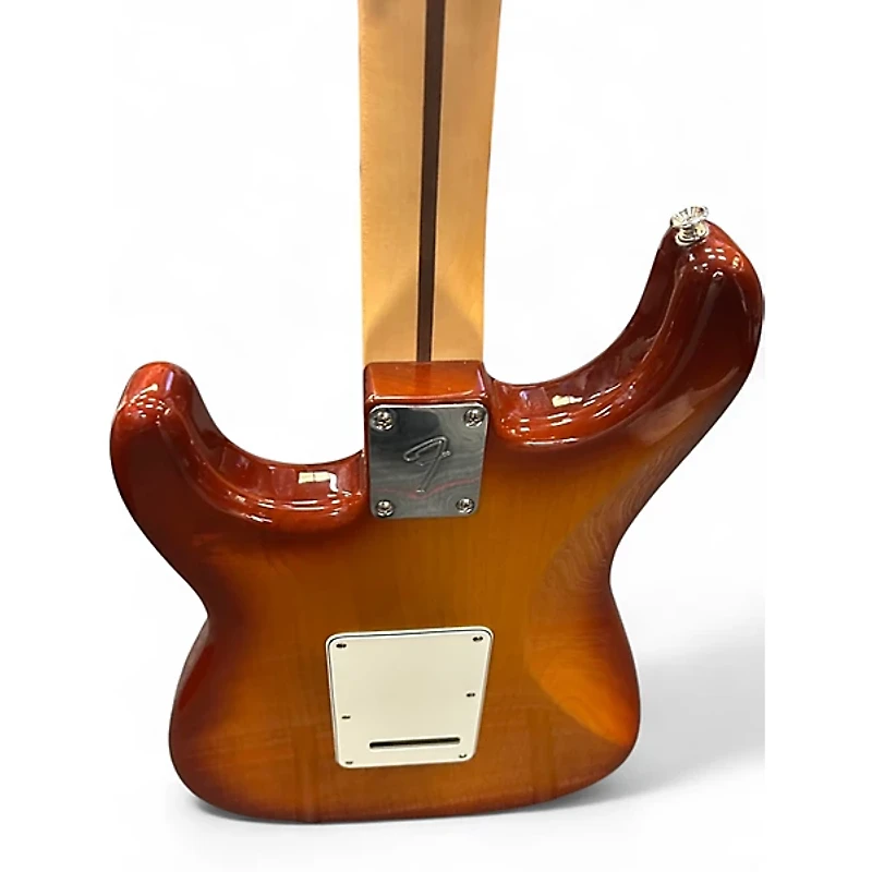 Used Fender Player Stratocaster Cherry Sunburst Solid Body Electric Guitar
