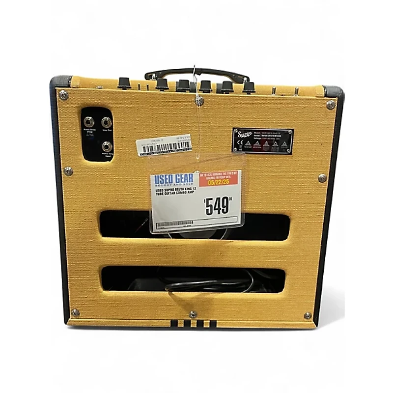 Used Supro Delta King 12 Tube Guitar Combo Amp