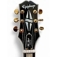 Used Epiphone Les Paul Custom Blackback Antique Ivory Solid Body Electric Guitar