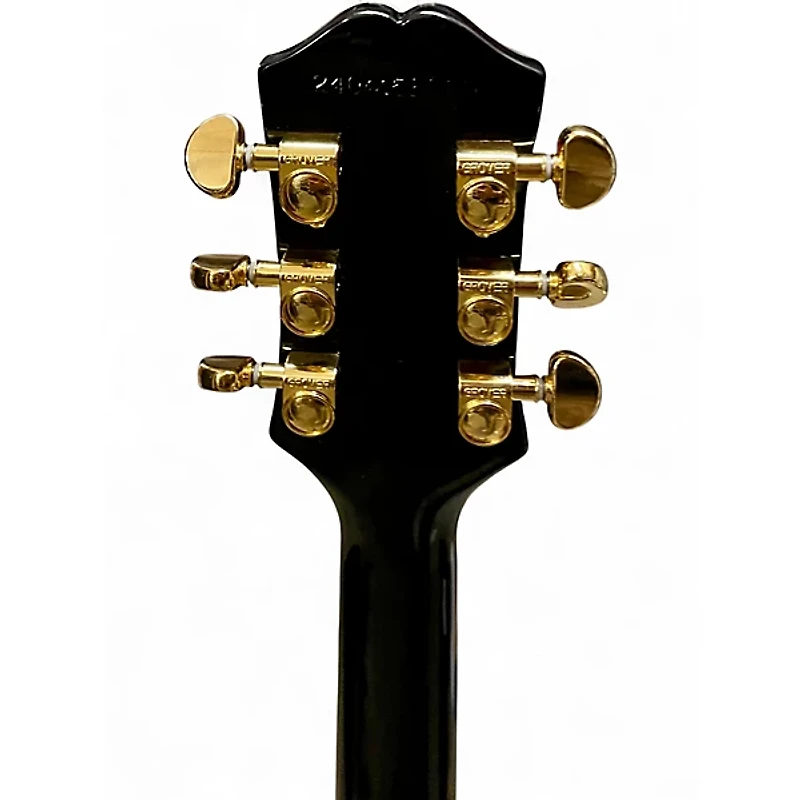 Used Epiphone Les Paul Custom Blackback Antique Ivory Solid Body Electric Guitar