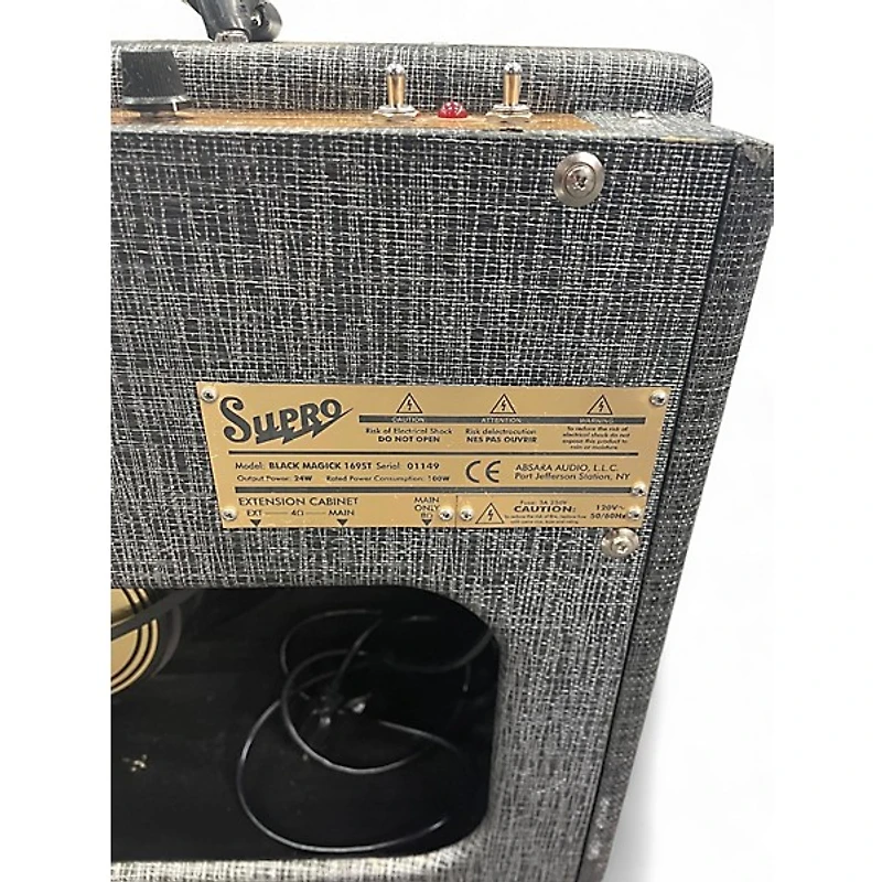 Used Supro 1695T Black Magick 25W 1x12 Tube Guitar Combo Amp