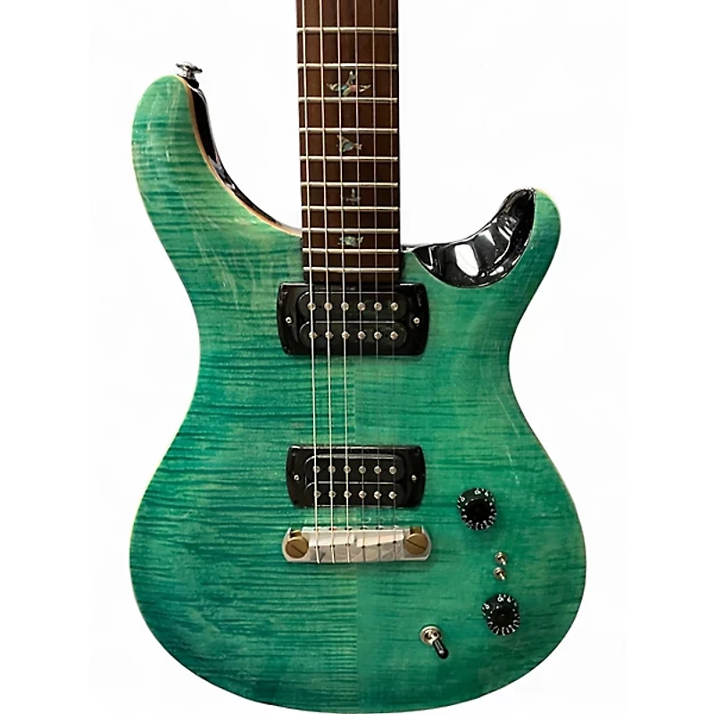 Used PRS se pauls guitar Turquoise Solid Body Electric Guitar