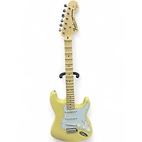 Used Fender Artist Series Yngwie Malmsteen Stratocaster Cream Solid Body Electric Guitar