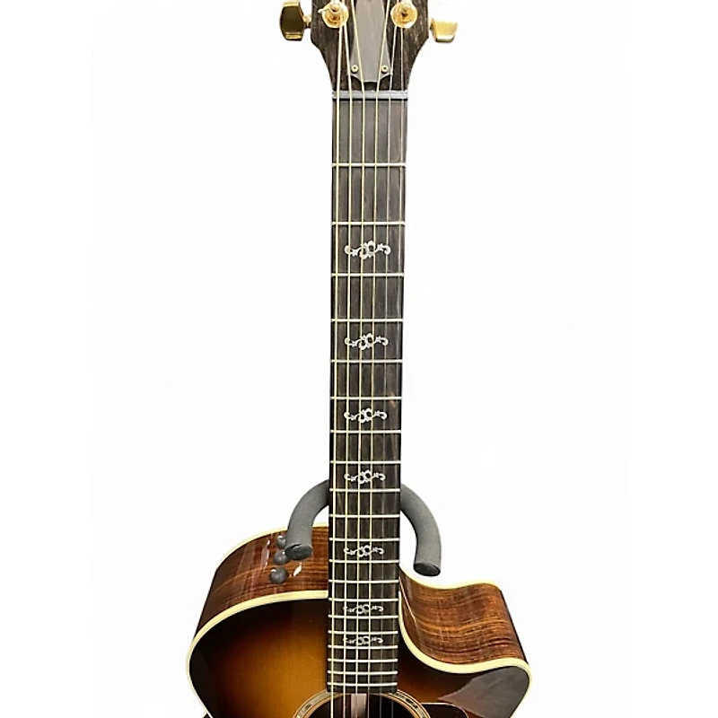 Used Taylor Custom 414ce Shaded Edge Burst Acoustic Guitar