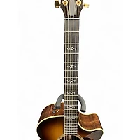 Used Taylor Custom 414ce Shaded Edge Burst Acoustic Guitar
