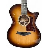 Used Taylor Custom 414ce Shaded Edge Burst Acoustic Guitar