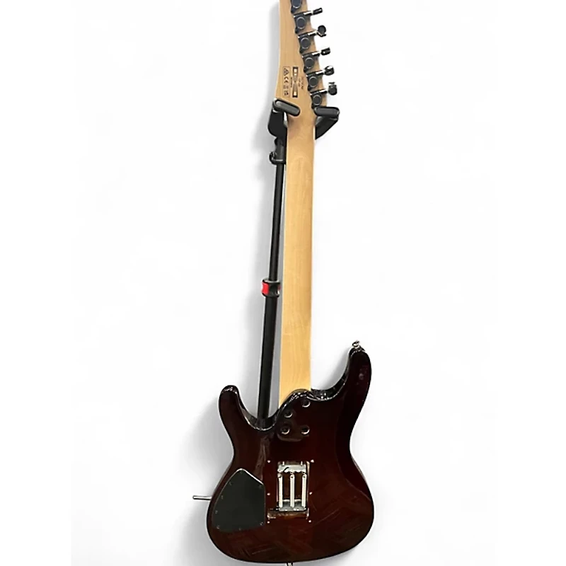 Used Ibanez S670QM DRAGON EYE BURST Solid Body Electric Guitar