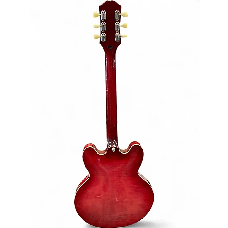 Used Epiphone ES335 Figured rasberry burst Hollow Body Electric Guitar