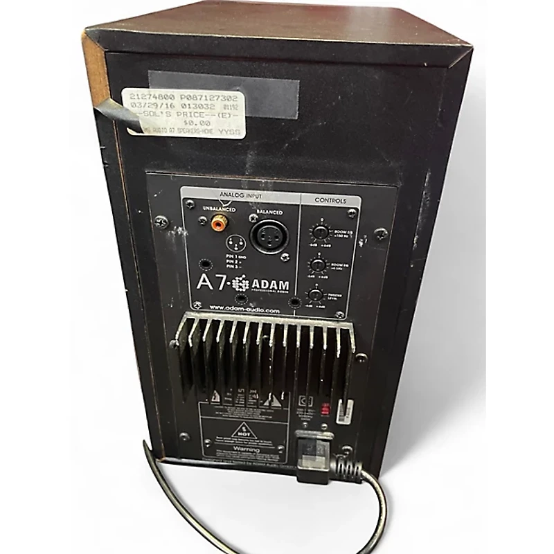 Used ADAM Audio A7 Pair Powered Monitor