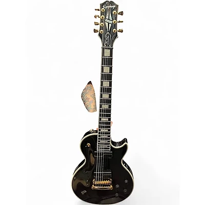 Used Epiphone Matt Heafy Les Paul Custom 7 Black Solid Body Electric Guitar