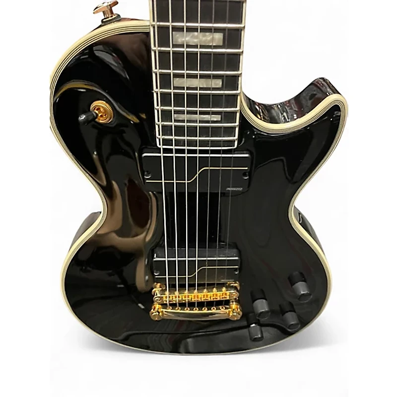 Used Epiphone Matt Heafy Les Paul Custom 7 Black Solid Body Electric Guitar