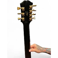 Used Epiphone Matt Heafy Les Paul Custom 7 Black Solid Body Electric Guitar