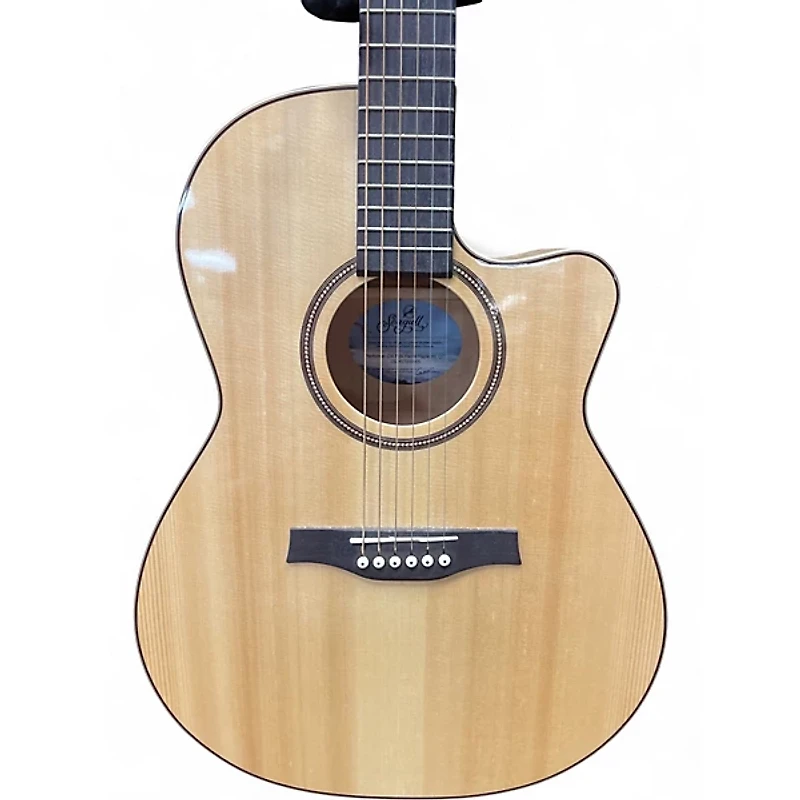 Used Seagull PERFORMER CW HG QIT Natural Acoustic Electric Guitar