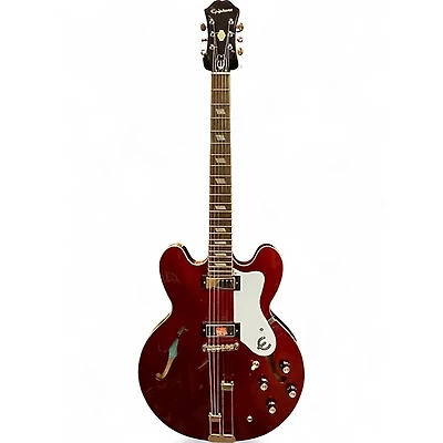 Used Epiphone Riviera Wine Red Hollow Body Electric Guitar