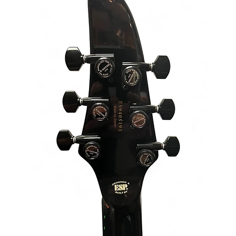 Used ESP E-II Horizon Black Natural Burst Solid Body Electric Guitar