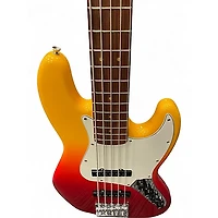 Used Fender Player Plus Jazz Bass V tequila sunrise Electric Bass Guitar