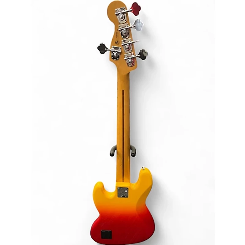 Used Fender Player Plus Jazz Bass V tequila sunrise Electric Bass Guitar