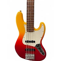 Used Fender Player Plus Jazz Bass V tequila sunrise Electric Bass Guitar