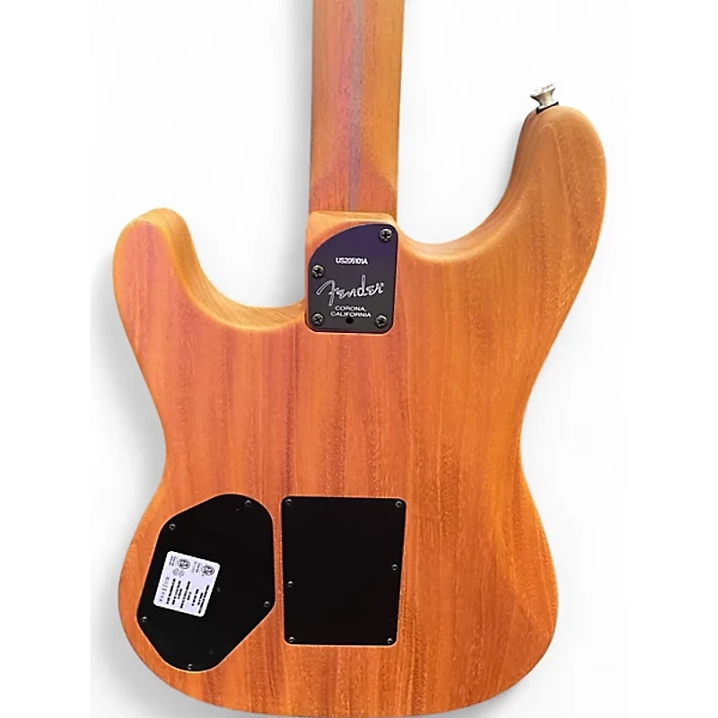 Used Fender American Acoustasonic Stratocaster Black Acoustic Electric Guitar