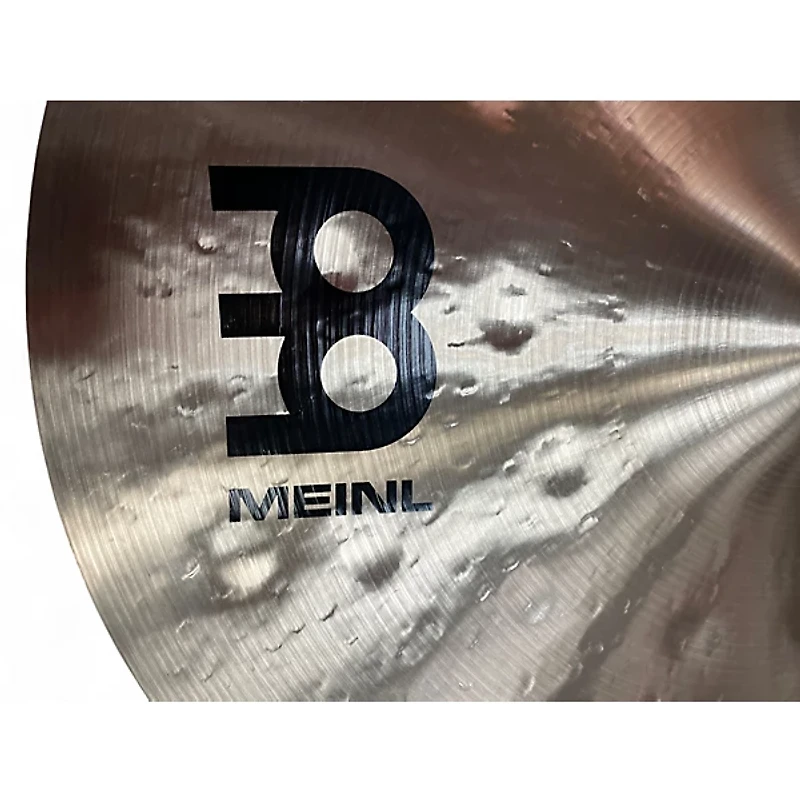 Used MEINL 20in byzance extra thin hammered crash Cymbal