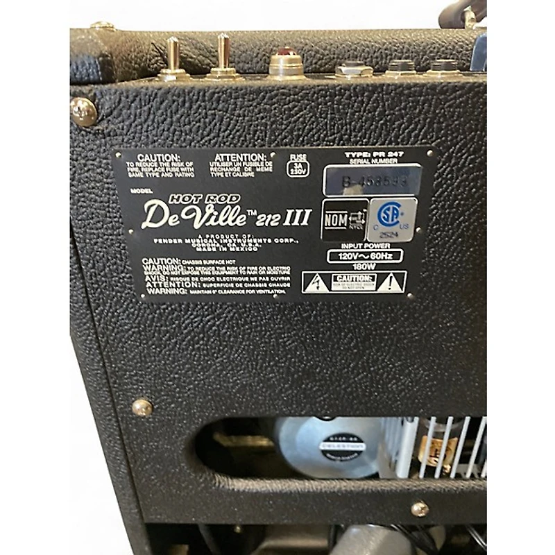 Used Fender Hot Rod Deville III 60W 2x12 Tube Guitar Combo Amp