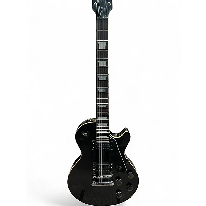 Used Hohner L75 Black Solid Body Electric Guitar