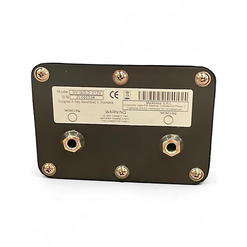 Used Markbass DV Mark 212v Guitar Cabinet