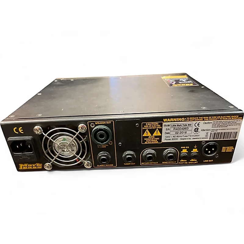 Used Markbass Little Mark Tube 800 Tube Bass Amp Head