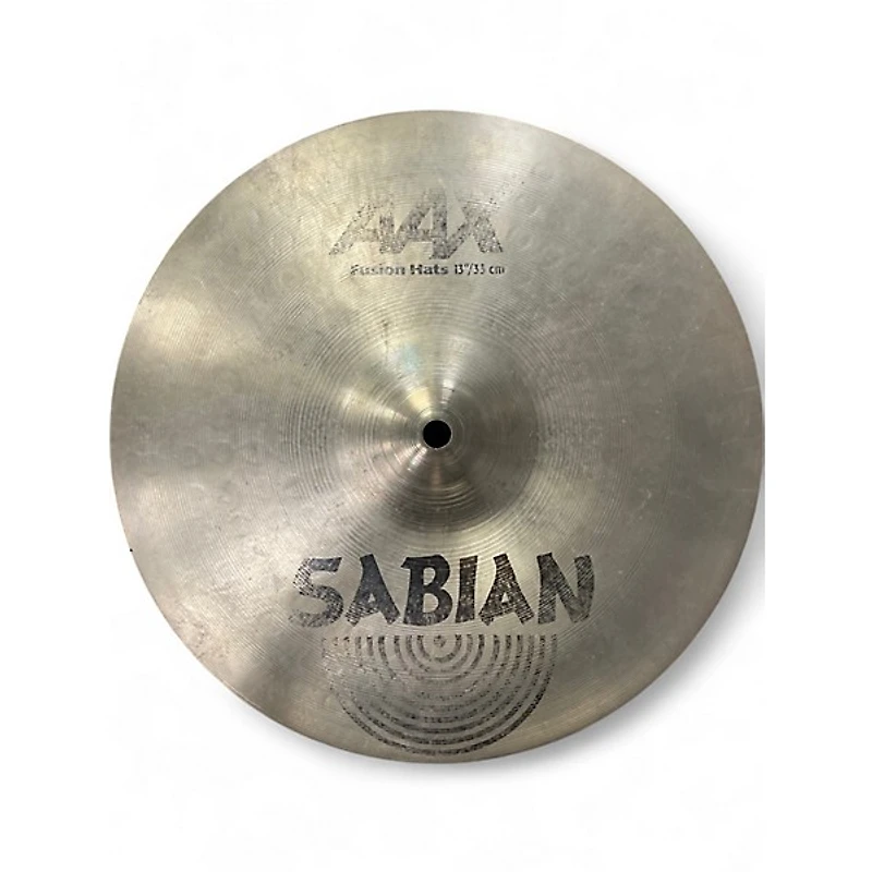 Used SABIAN 13in AAX Fusion Hi Hat Pair Cymbal
