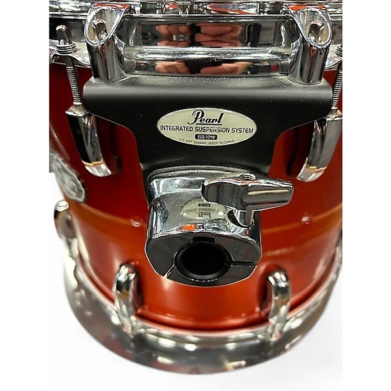 Used Pearl 5 Piece Vision Metallic Orange Drum Kit
