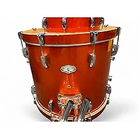 Used Pearl 5 Piece Vision Metallic Orange Drum Kit