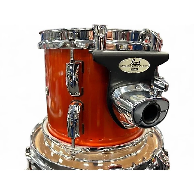Used Pearl 5 Piece Vision Metallic Orange Drum Kit