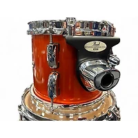 Used Pearl 5 Piece Vision Metallic Orange Drum Kit