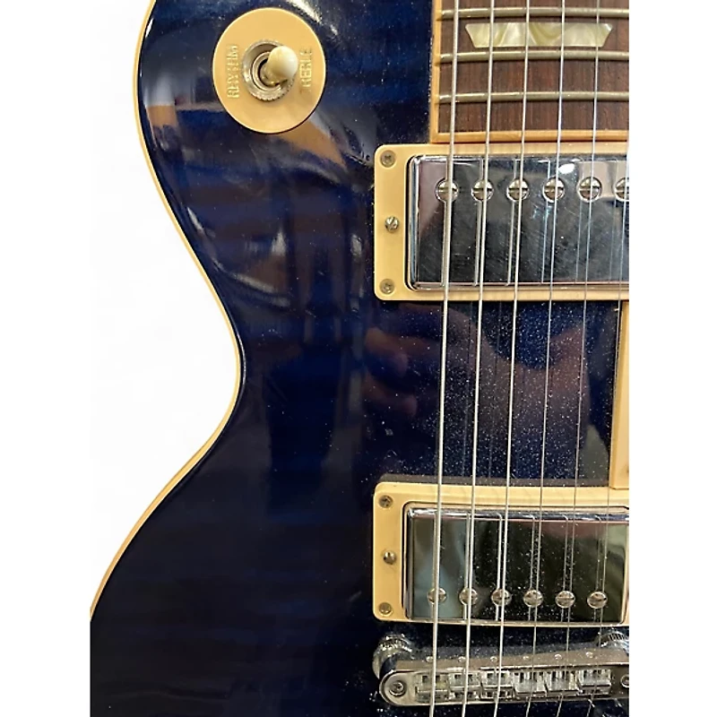 Used Gibson Les Paul Standard Blue  Solid Body Electric Guitar