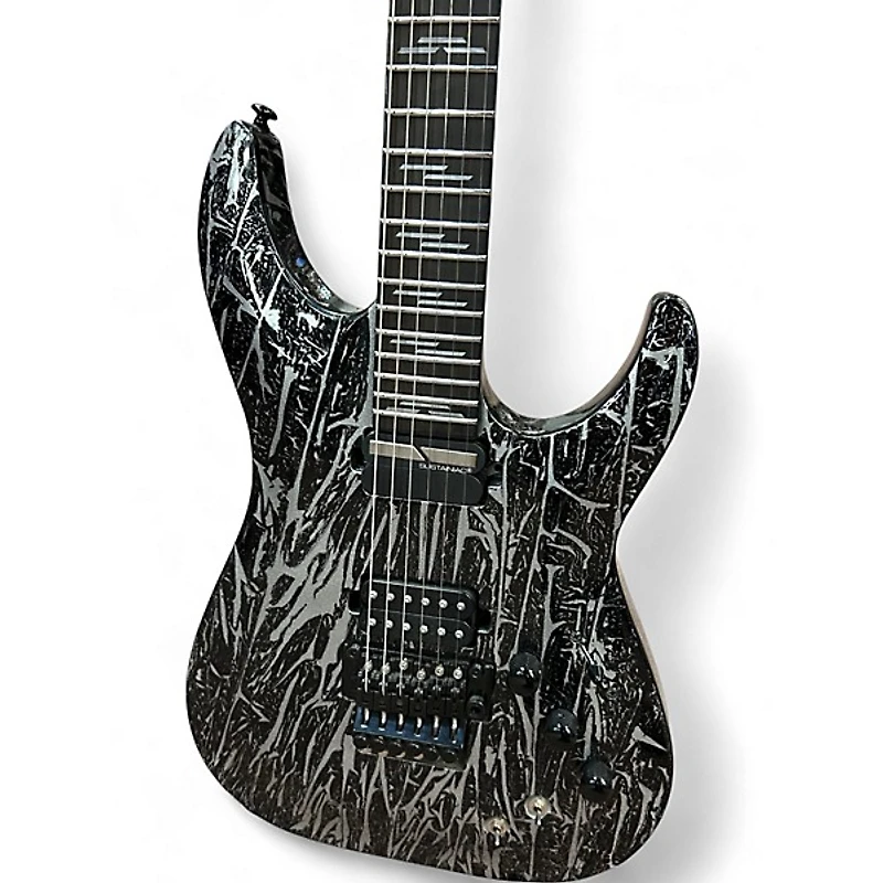 Used Schecter Guitar Research C1 FR-S Silver Mountain Solid Body Electric Guitar