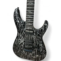 Used Schecter Guitar Research C1 FR-S Silver Mountain Solid Body Electric Guitar