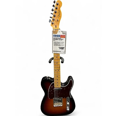 Used Fender American Professional II Telecaster 2 Tone Sunburst Solid Body Electric Guitar