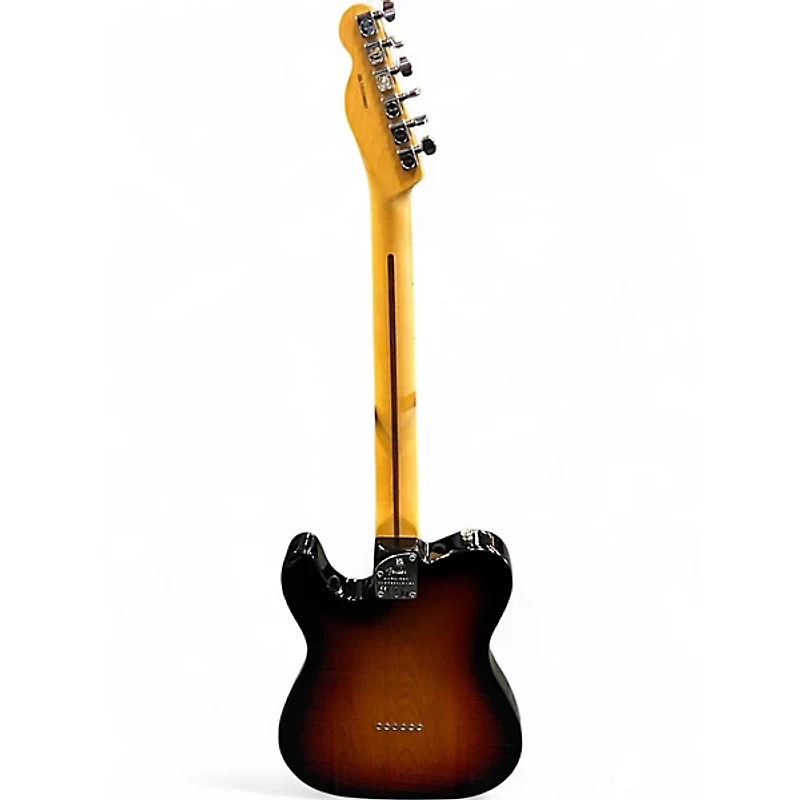 Used Fender American Professional II Telecaster 2 Tone Sunburst Solid Body Electric Guitar