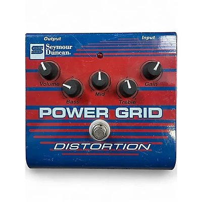 Used Seymour Duncan SFX08 Power Grid Distortion Effect Pedal