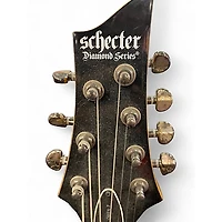 Used Schecter Guitar Research Omen 7 Satin Black Solid Body Electric Guitar