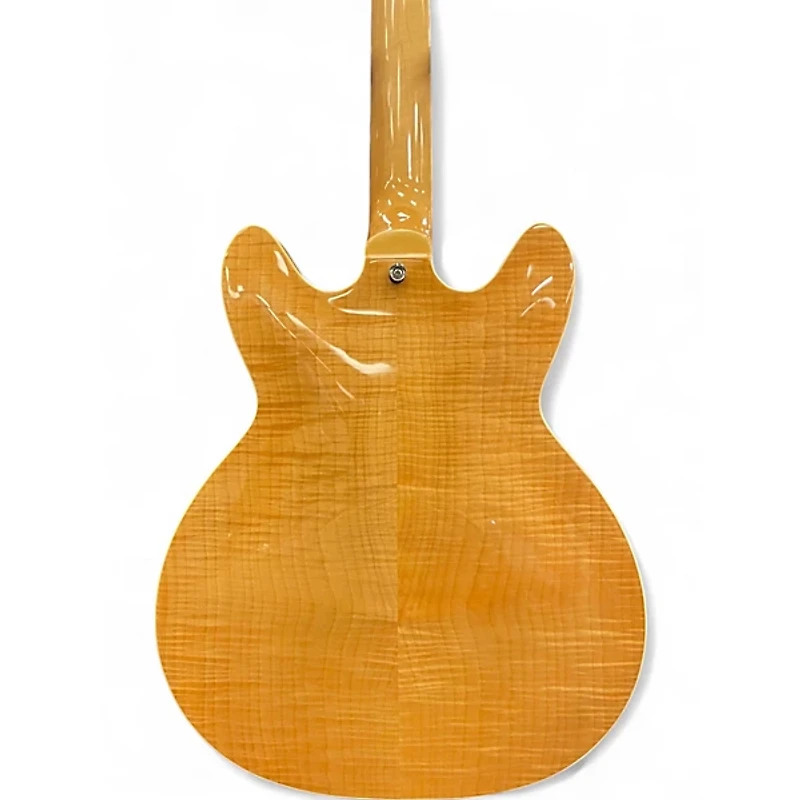 Used Hagstrom Viking Deluxe Natural Hollow Body Electric Guitar