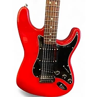 Used Fender Standard Stratocaster Candy Apple Red Solid Body Electric Guitar