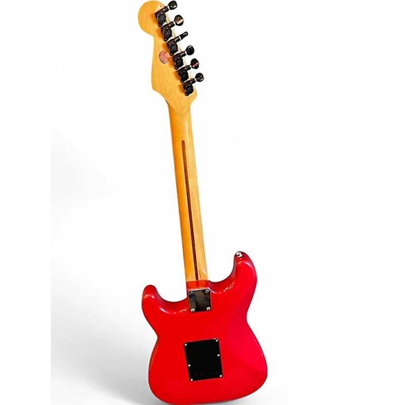 Used Fender Standard Stratocaster Candy Apple Red Solid Body Electric Guitar
